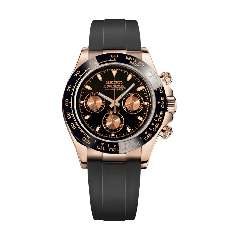 Daytona Rose Gold - Black