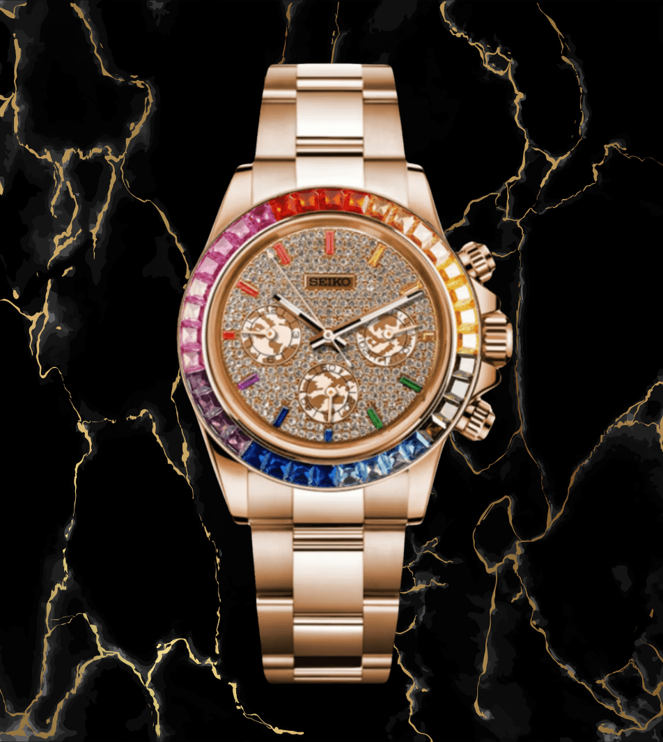 Daytona Rose Gold - Ice Rainbow