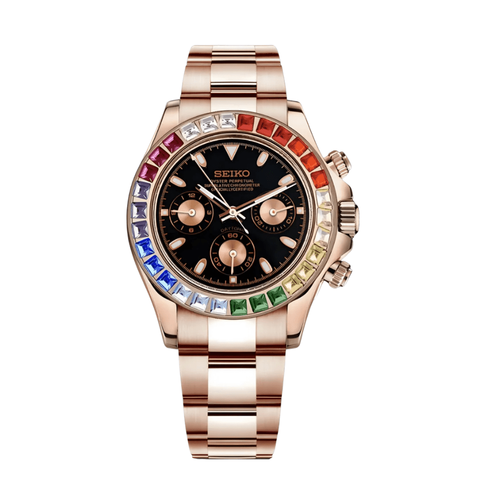 Daytona Rose Gold - Rainbow
