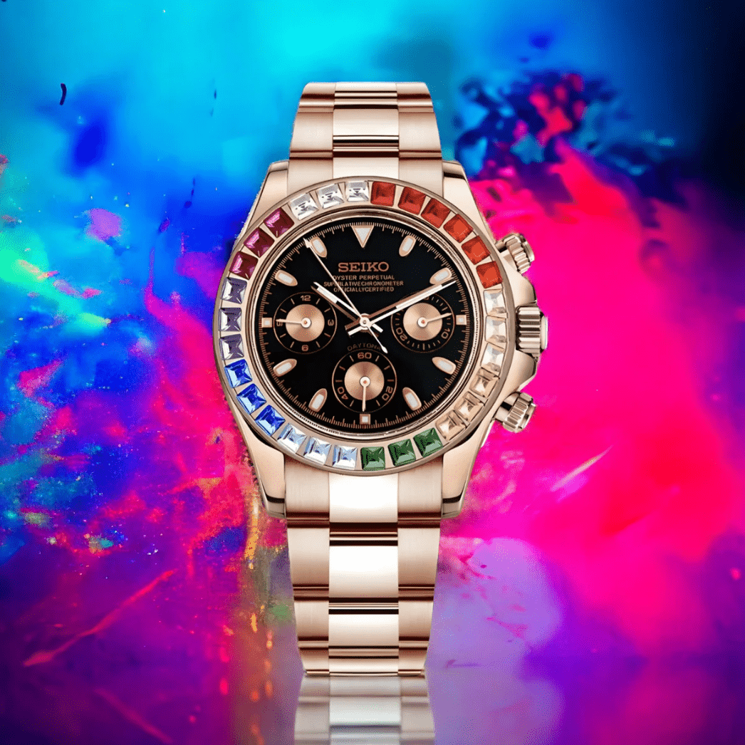 Daytona Rose Gold - Rainbow