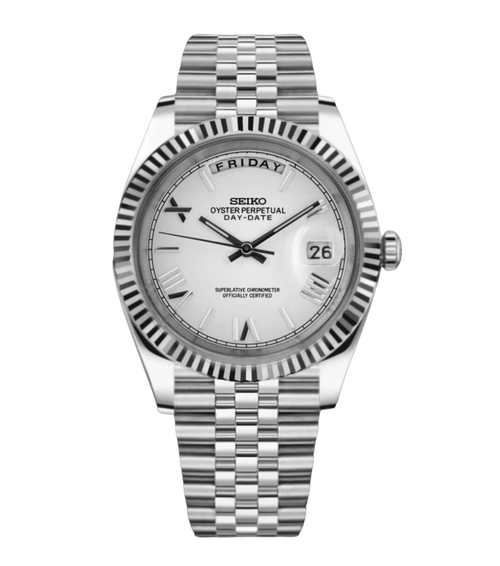 Seikojust Daydate - Ghost White