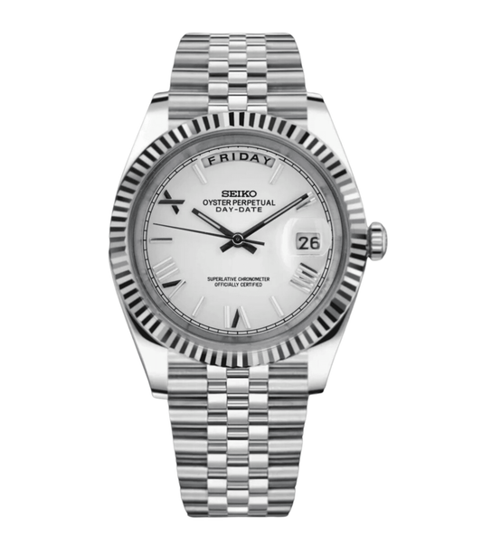 Seikojust Daydate - Ghost White